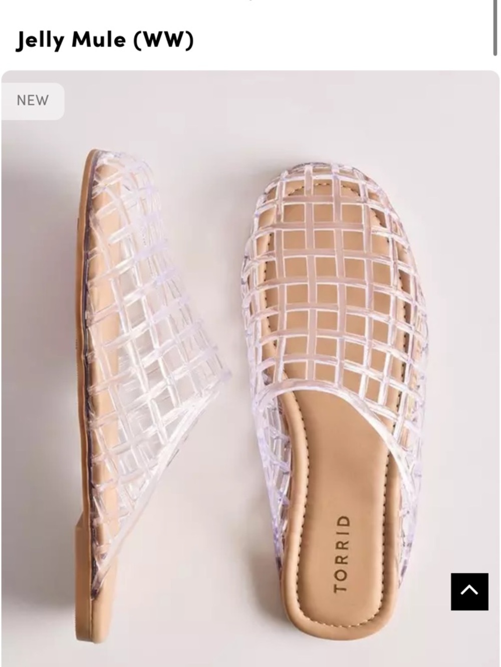 Torrid Clear Jelly Mule